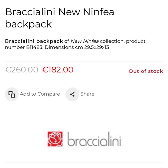 Braccialini New Ninfea Backpack - Picture 3 of 5